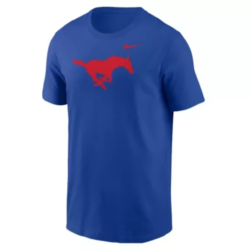 NCAA Nike SMU Mustangs Primary Logo T-Shirt