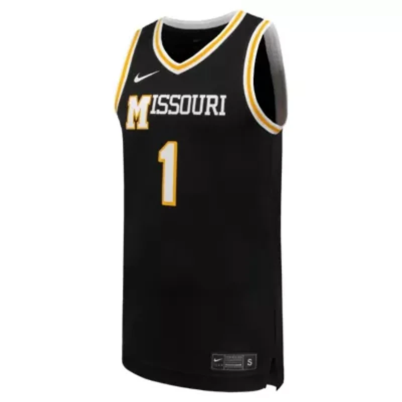 NCAA Nike #1 Missouri Tigers Replica Basketball Jersey