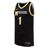 NCAA Nike #1 Missouri Tigers Replica Basketball Jersey