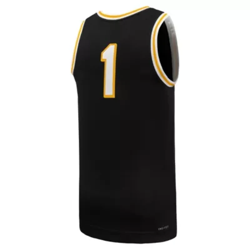 NCAA Nike #1 Missouri Tigers Replica Basketball Jersey