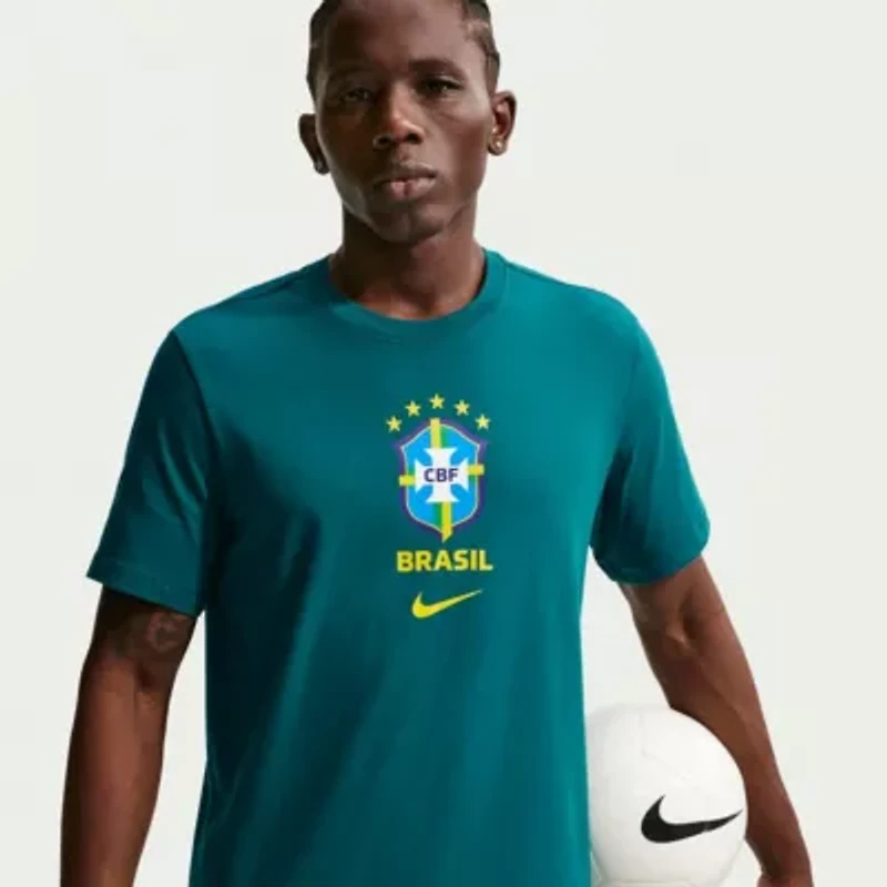 Soccer National Teams Nike Brazil Team Crest T-Shirt