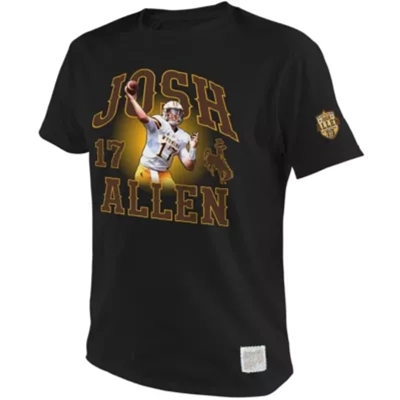 NCAA Josh Allen Wyoming Cowboys Name & Number T-Shirt