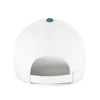MLB White/Teal New York Mets Contemporary Tonal Clean Up Adjustable Hat