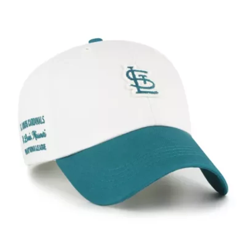 MLB White/Teal St. Louis Cardinals Contemporary Tonal Clean Up Adjustable Hat