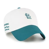 MLB White/Teal St. Louis Cardinals Contemporary Tonal Clean Up Adjustable Hat