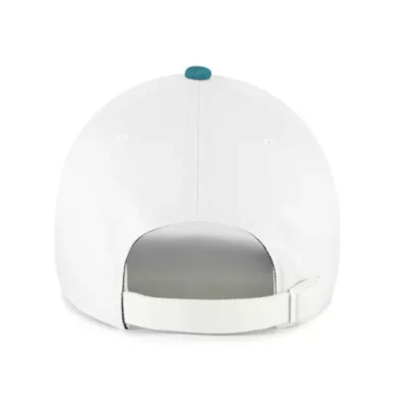 MLB White/Teal Los Angeles Dodgers Contemporary Tonal Clean Up Adjustable Hat