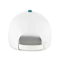 MLB White/Teal Los Angeles Dodgers Contemporary Tonal Clean Up Adjustable Hat