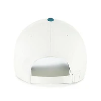 MLB White/Teal Milwaukee Brewers Contemporary Tonal Clean Up Adjustable Hat