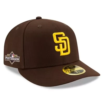 MLB San Diego Padres 2025 season Side Patch Low 59FIFTY Fitted Hat