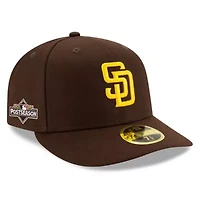 MLB San Diego Padres 2025 season Side Patch Low 59FIFTY Fitted Hat