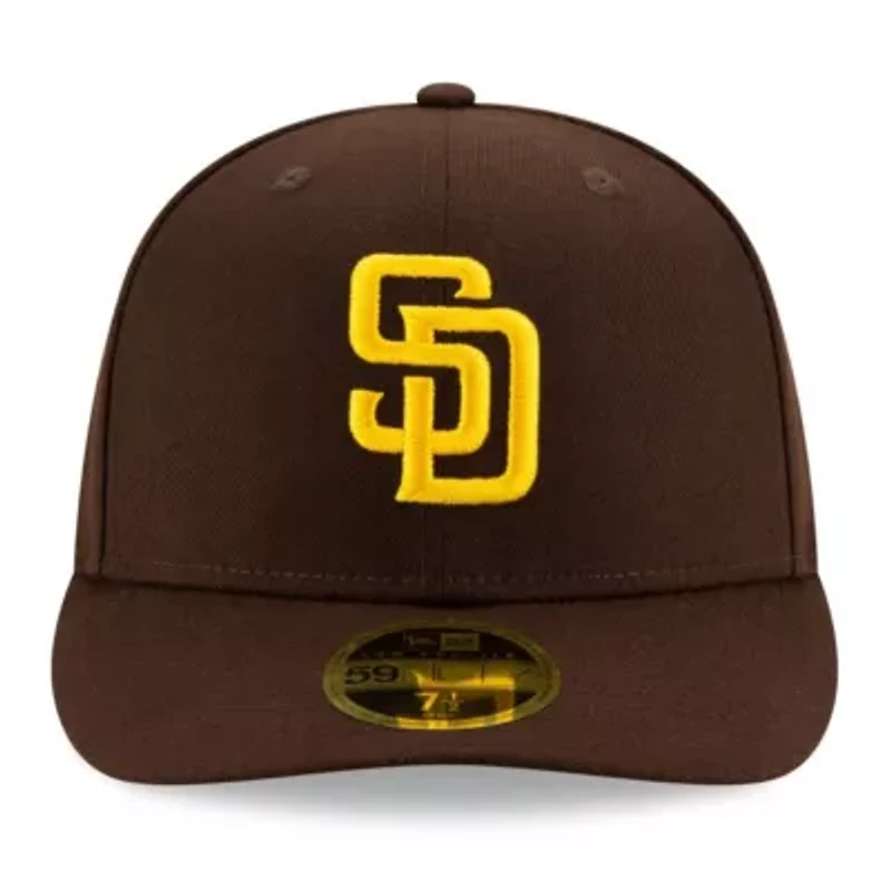 MLB San Diego Padres 2025 season Side Patch Low 59FIFTY Fitted Hat