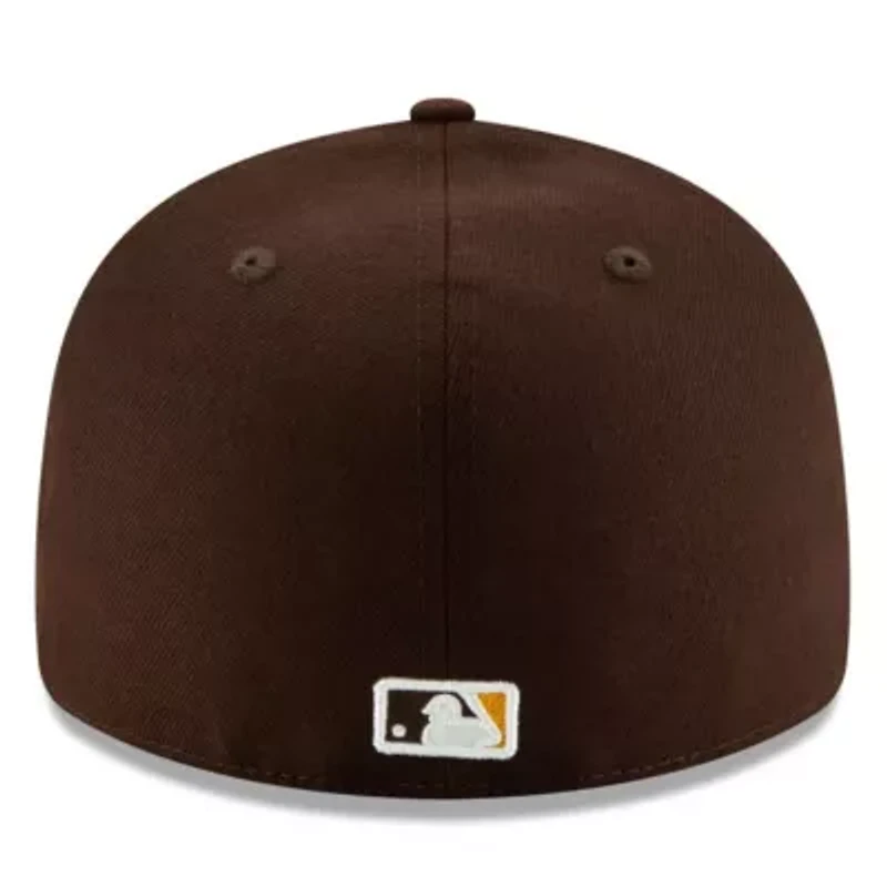 MLB San Diego Padres 2025 season Side Patch Low 59FIFTY Fitted Hat