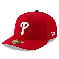 MLB Philadelphia Phillies 2025 season Side Patch Low 59FIFTY Fitted Hat