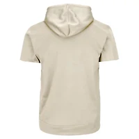 MLB Fanatics Cream/Royal Los Angeles Dodgers Big & Tall Contrast Short Sleeve Hoodie