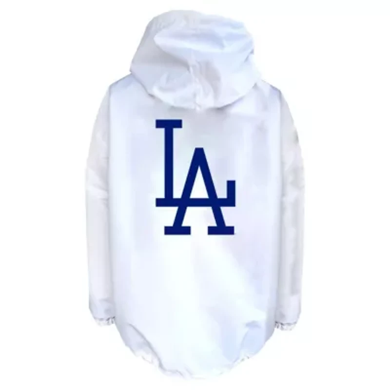 MLB Los Angeles Dodgers Big & Tall Full-Snap Hooded Jacket