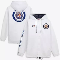 MLB Detroit Tigers Big & Tall Full-Snap Hooded Jacket