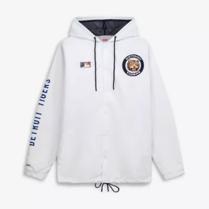 MLB Detroit Tigers Big & Tall Full-Snap Hooded Jacket