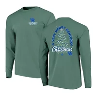 NCAA Kentucky Wildcats Merry Christmas Tree Long Sleeve T-Shirt