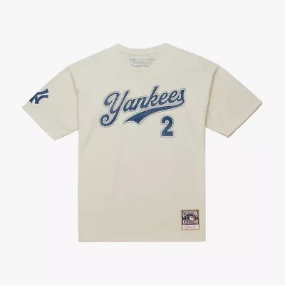 MLB Derek Jeter New York Yankees Cooperstown Collection Throwback Name & Number T-Shirt