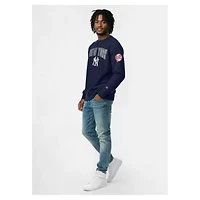 MLB New York Yankees Reverse Weave Chenille Sweatshirt