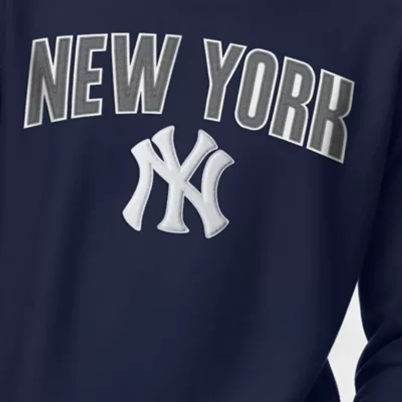 MLB New York Yankees Reverse Weave Chenille Sweatshirt