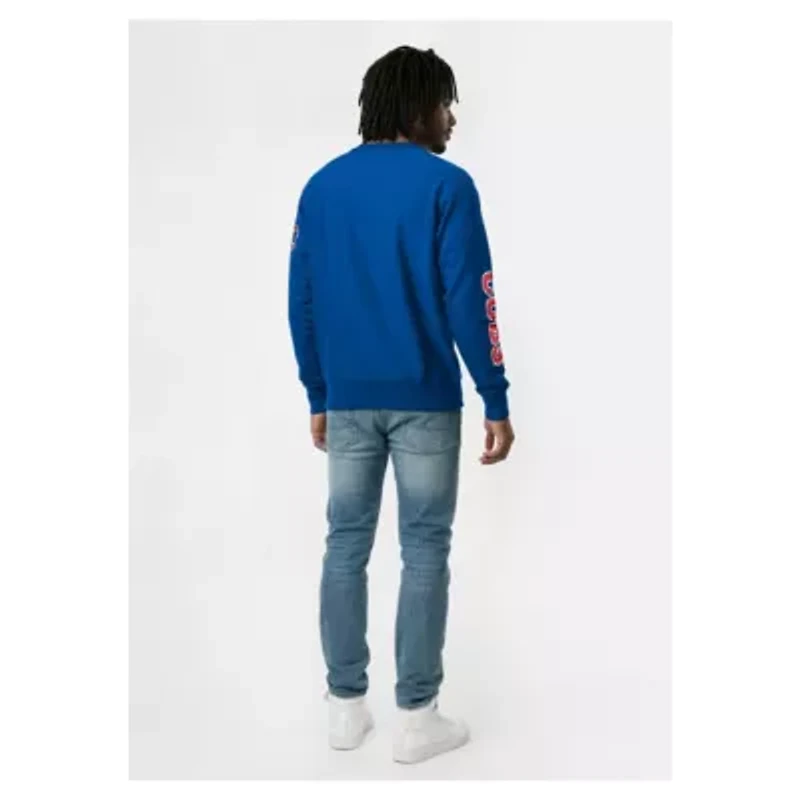 MLB Chicago Cubs Reverse Weave Chenille Sweatshirt