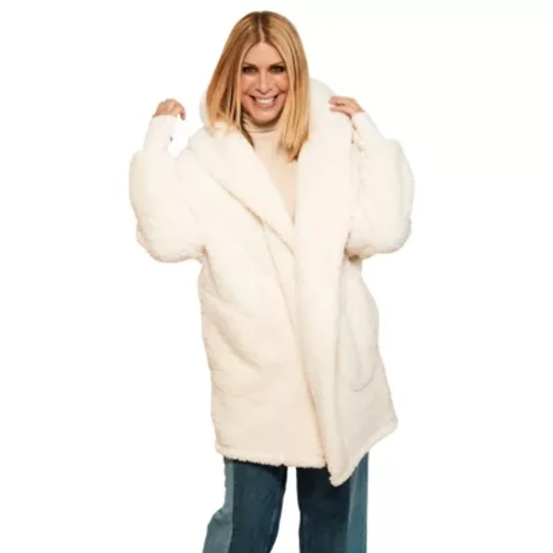 WNBA Unisex Jill Martin Breast Cancer Awareness Oversized Hooded Lounger