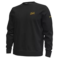 NCAA Under Armour Notre Dame Fighting Irish Metallic Tri-Blend Unstoppable Fleece Sweatshirt