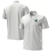 NCAA Under Armour Notre Dame Fighting Irish Hockey Leprechaun Drive Micro Groove Stripe Polo