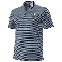 NCAA Under Armour Notre Dame Fighting Irish Hockey Leprechaun Drive Micro Groove Stripe Polo