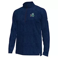 NCAA Under Armour Notre Dame Fighting Irish Basketball Leprechaun Tech Quarter-Zip Top