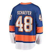 NHL Fanatics Matthew Schaefer New York Islanders Home Breakaway Player Jerseys