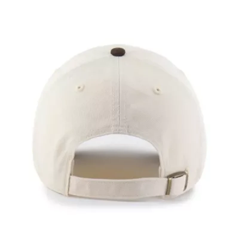 MLB Natural/Brown Chicago Cubs Two-Tone Fashion Clean Up Adjustable Hat