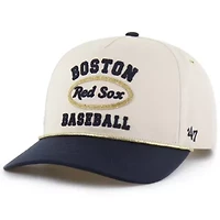 Boston Red Sox MLB x Lane Natural/Navy Boston Sox Glitter Rope Hitch Adjustable Hat