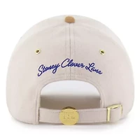 MLB x Lane Natural/Tan New York Mets Script Charm Clean Up Adjustable Hat