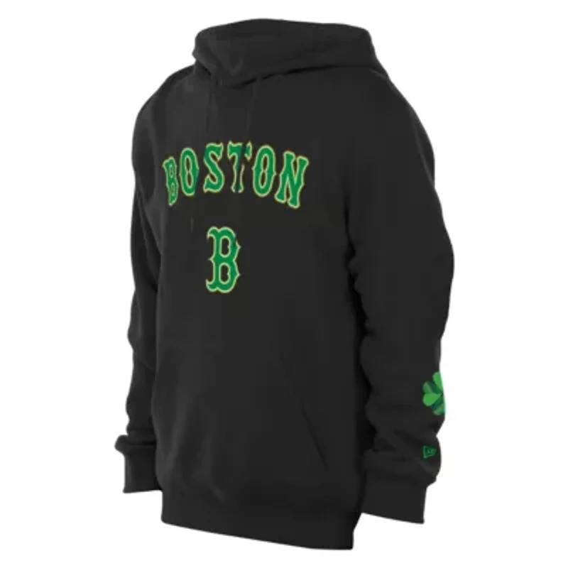 Boston Red Sox MLB 2026 St. Patrick's Day Fleece Hoodie
