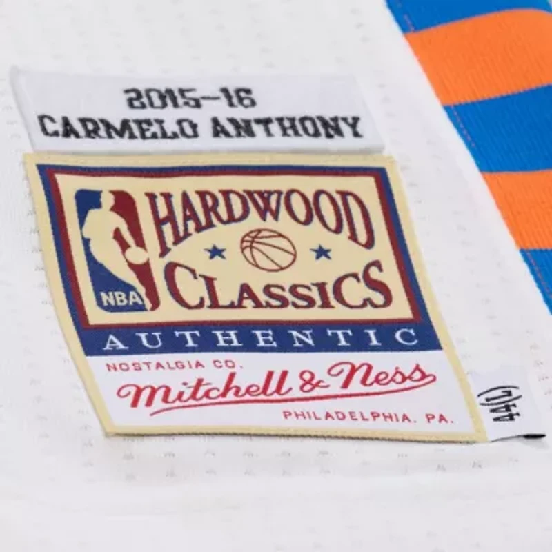 NBA Carmelo Anthony New York Knicks 2015-16 Hardwood Classics Authentic Jersey