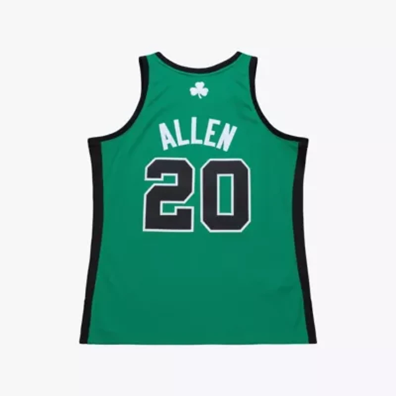 NBA Ray Allen Kelly Boston Celtics 2007-08 Hardwood Classics Authentic Jersey