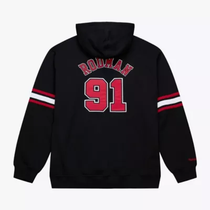 NBA Dennis Rodman Chicago Bulls Name & Number Hoodie