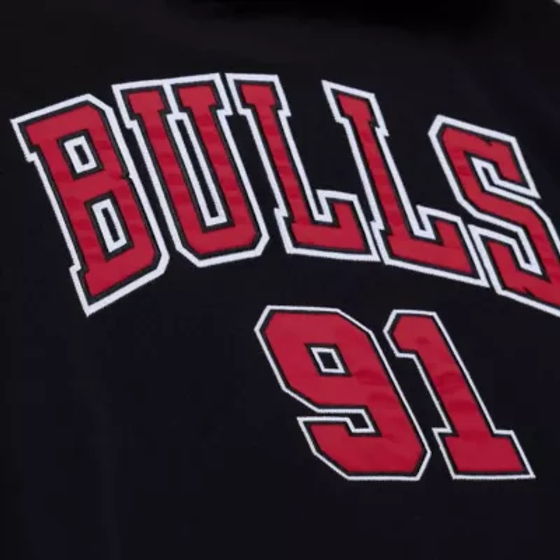 NBA Dennis Rodman Chicago Bulls Name & Number Hoodie