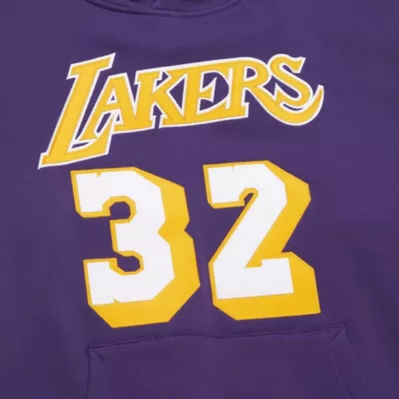 NBA Magic Johnson Los Angeles Lakers Name & Number Hoodie