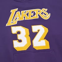 NBA Magic Johnson Los Angeles Lakers Name & Number Hoodie