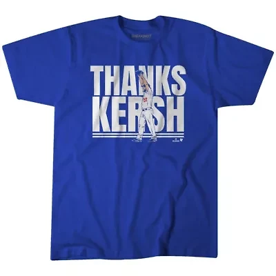 Multi-Team MLB Unisex Clayton Kershaw Los Angeles Dodgers Thank You T-Shirt