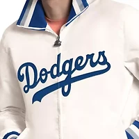 MLB Los Angeles Dodgers The Captain Cooperstown Logo Full-Zip Varsity Jacket