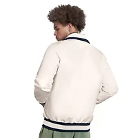 MLB Chicago Cubs The Captain Cooperstown Logo Full-Zip Varsity Jacket