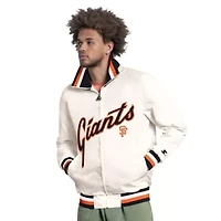 MLB San Francisco Giants The Captain Cooperstown Logo Full-Zip Varsity Jacket