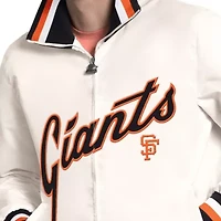 MLB San Francisco Giants The Captain Cooperstown Logo Full-Zip Varsity Jacket