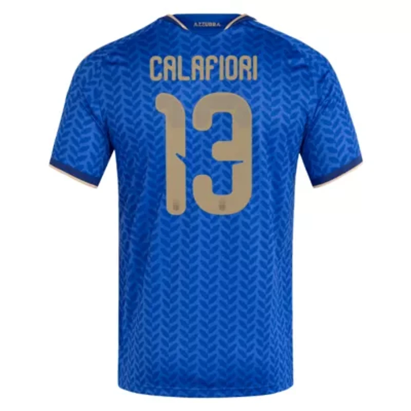Soccer National Teams Riccardo Calafiori Italy Team 2026 Home Replica Jersey