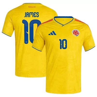 Soccer National Teams James Rodriguez Colombia Team 2026 Home Replica Jersey