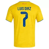 Soccer National Teams Luis Diaz Colombia Team 2026 Home Replica Jersey